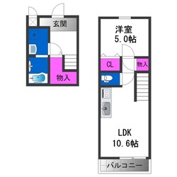 ツインフォレスト住之江Ⅰ番館の物件間取画像